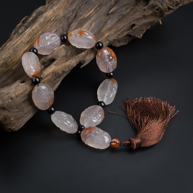 南红18罗汉手持-红掌柜