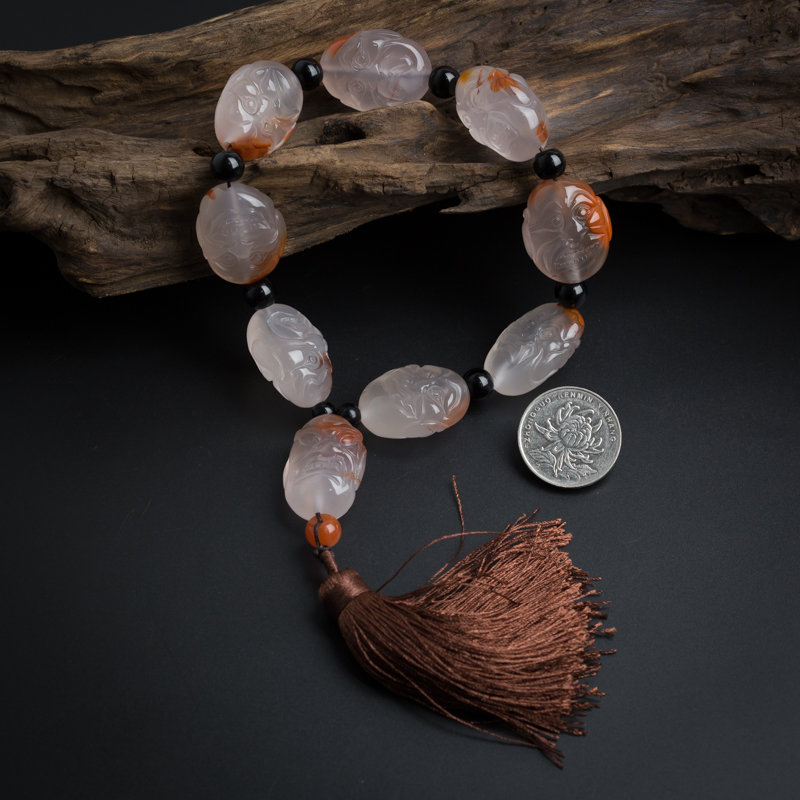 天然川料南红手持-红掌柜