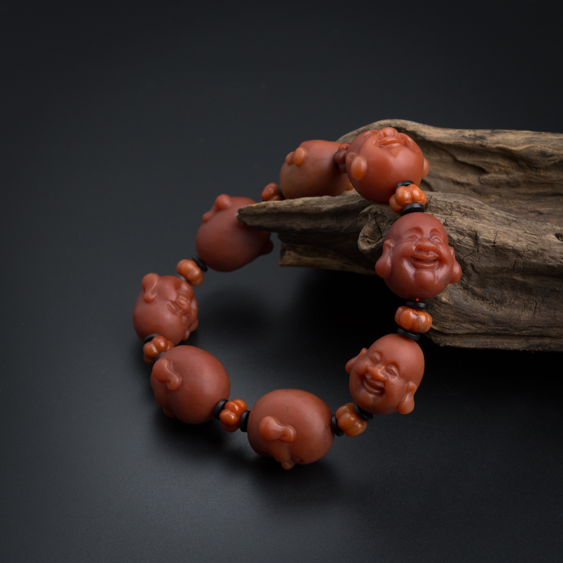 天然南红佛吊坠-红掌柜