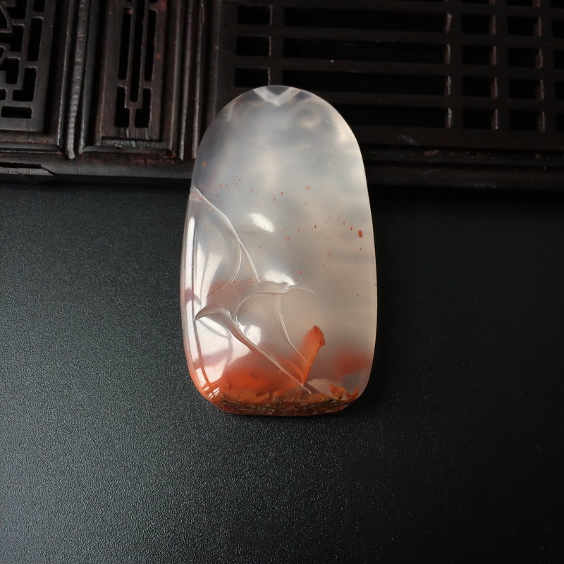 南红吊坠-红掌柜