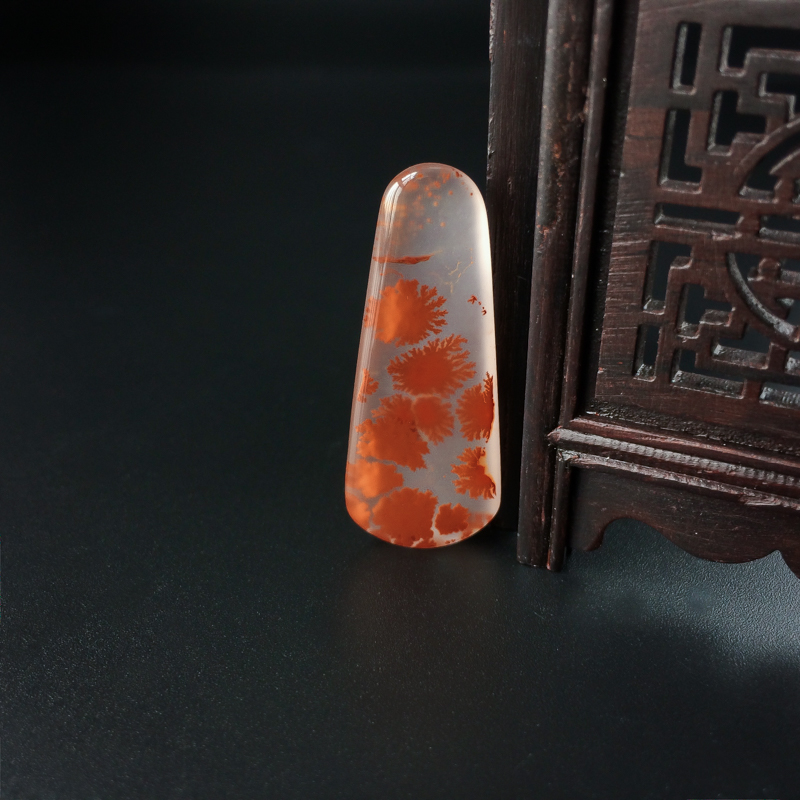 川料南红吊坠-红掌柜