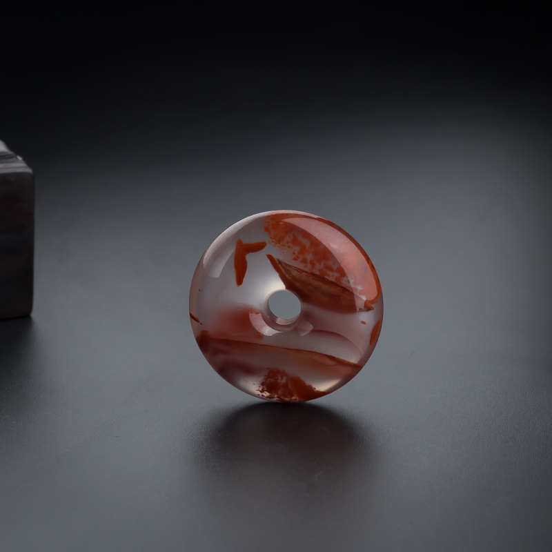 冰飘南红吊坠-红掌柜