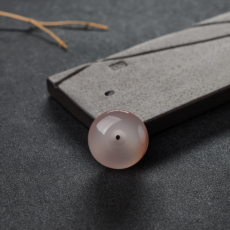 冰飘南红平安扣-红掌柜