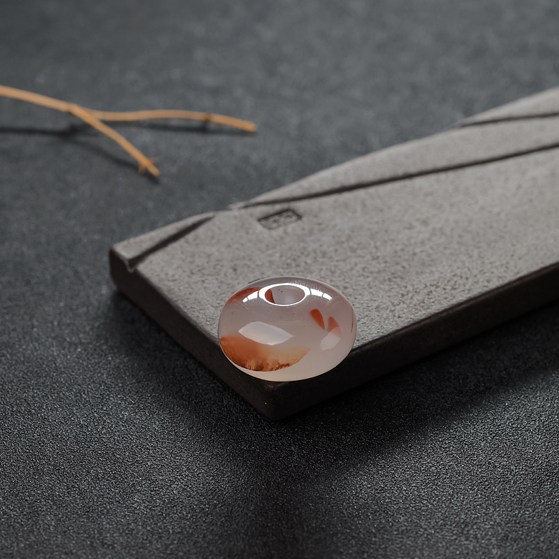 冰飘南红平安扣-红掌柜