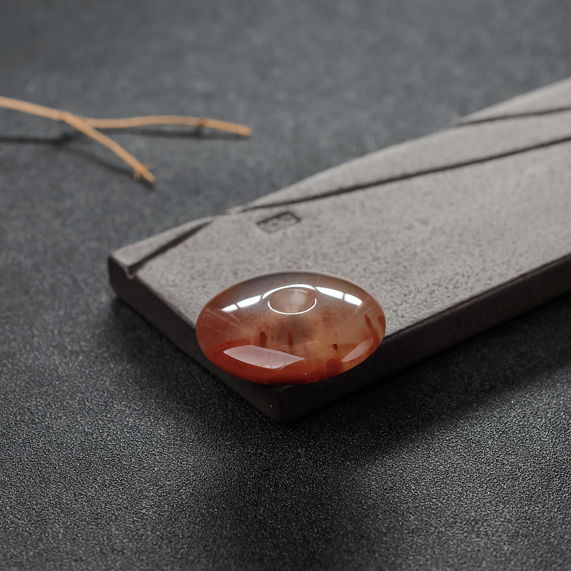 南红平安扣-红掌柜