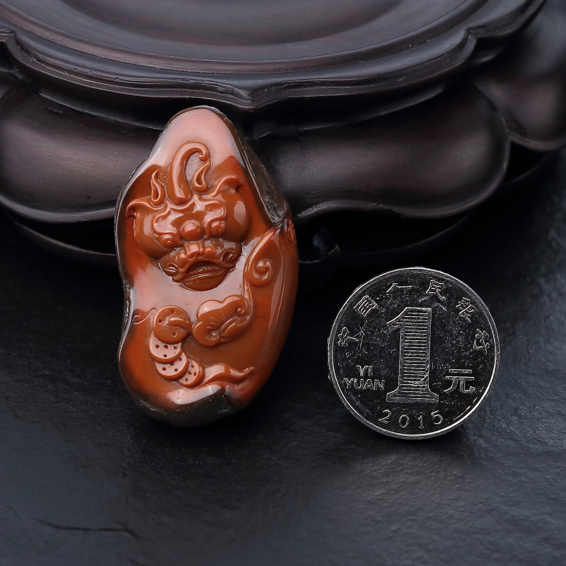 南红貔貅吊坠-红掌柜