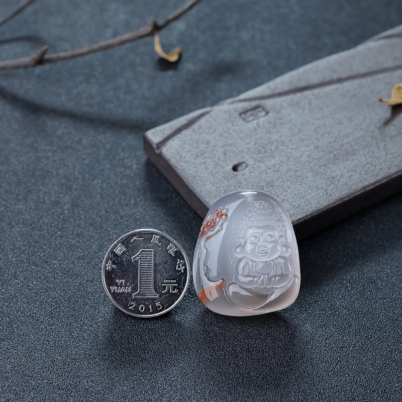 川料天然南红宝宝佛吊坠-红掌柜