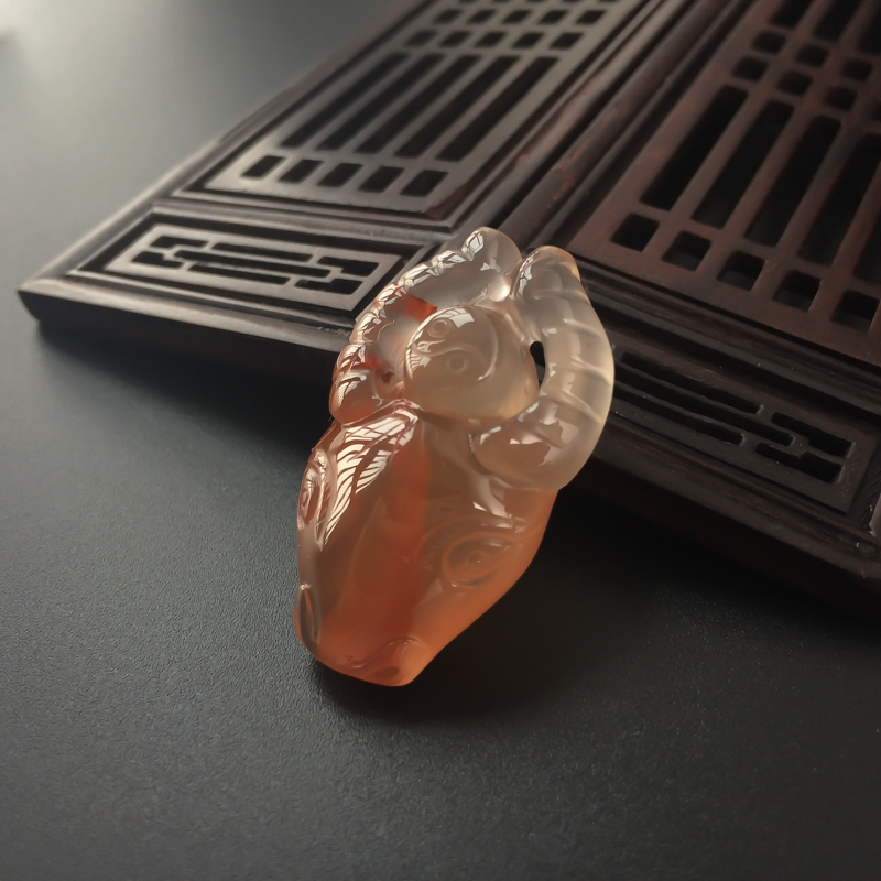 南红吊坠-红掌柜