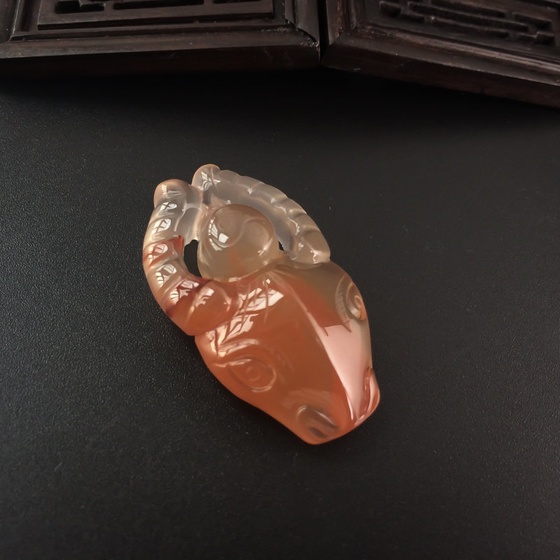 南红牛头-红掌柜