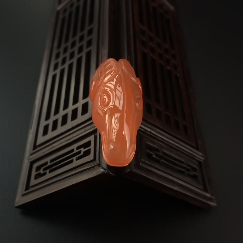 冰飘南红吊坠-红掌柜