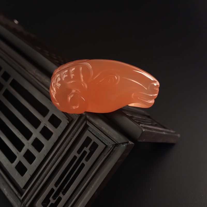 南红吊坠-红掌柜