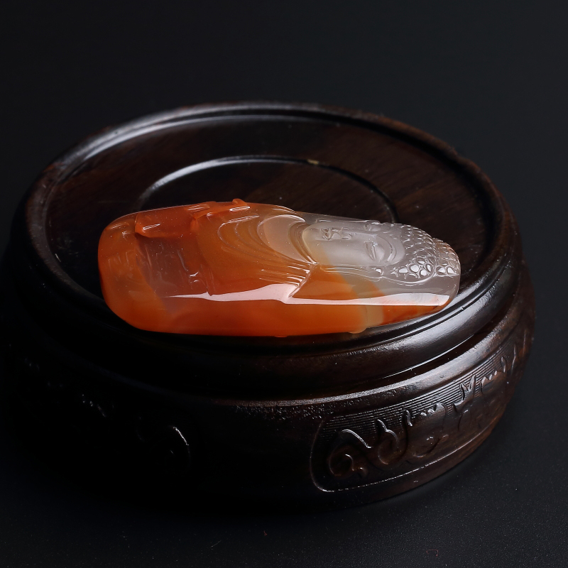 南红吊坠-红掌柜