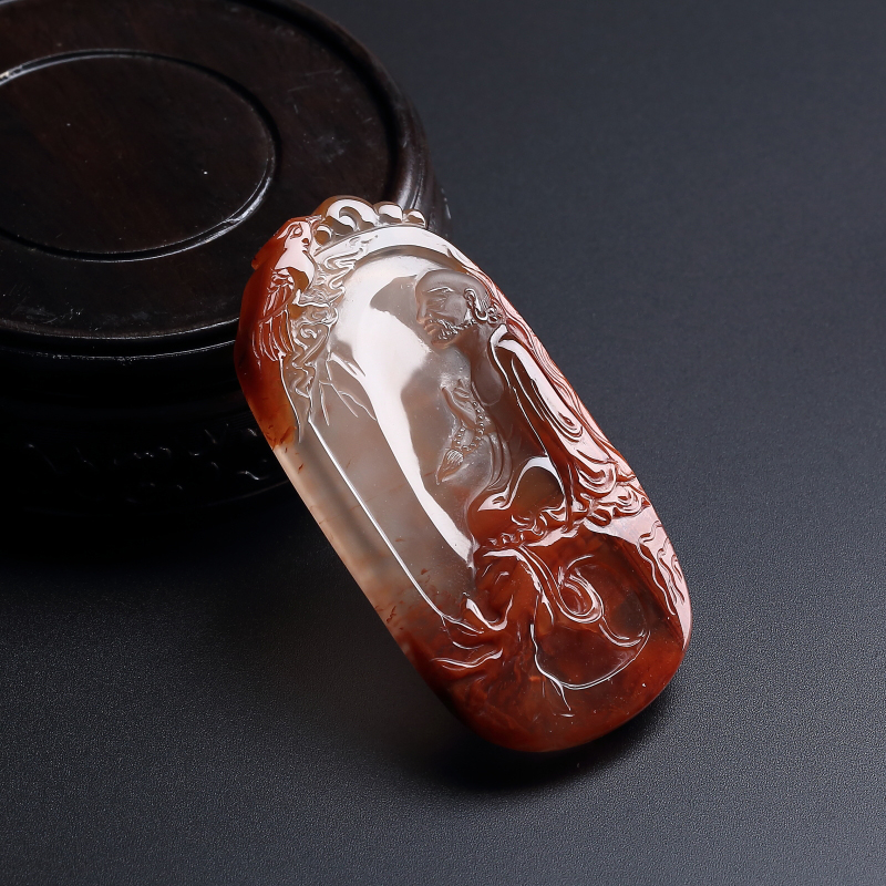 冰飘南红树下禅师-红掌柜