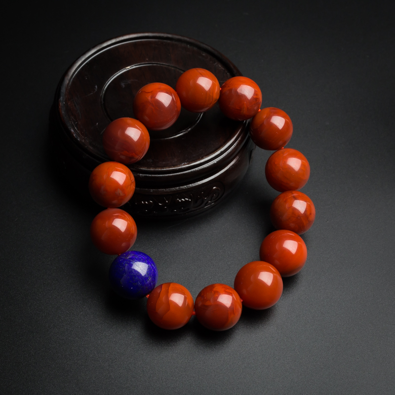 南红手串-红掌柜