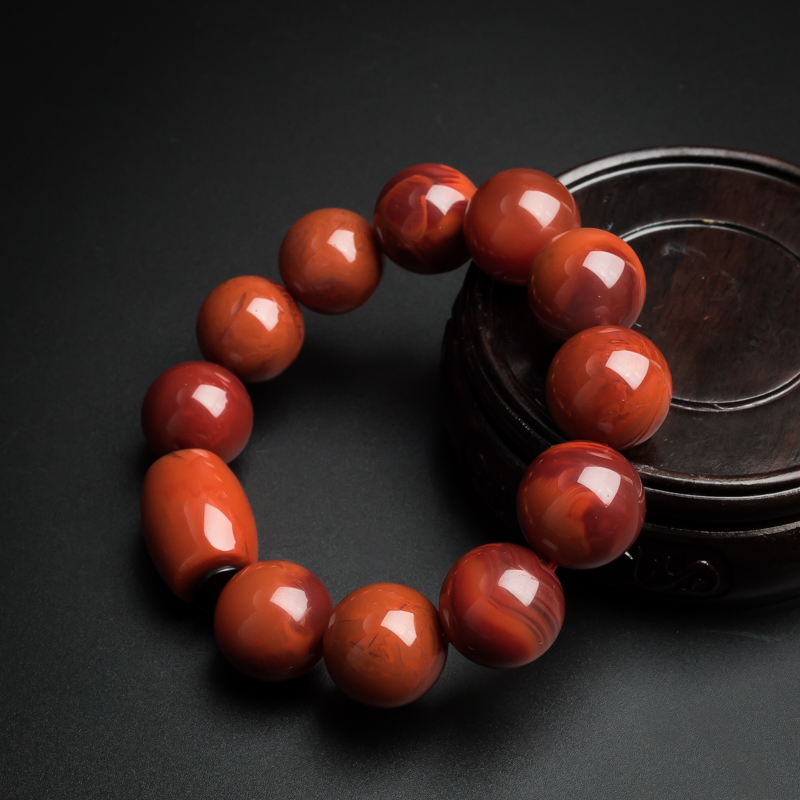 南红手串-红掌柜