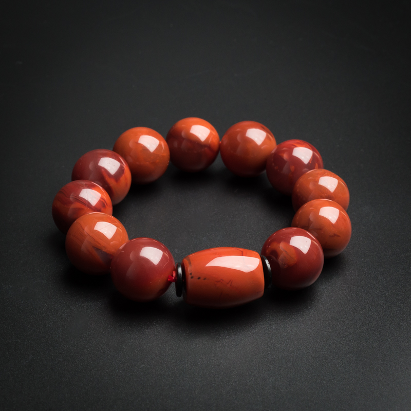 天然南红-红掌柜