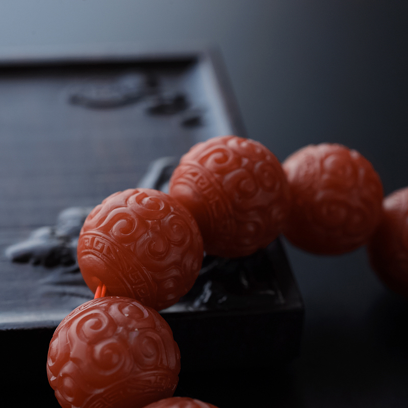 南红手串-红掌柜