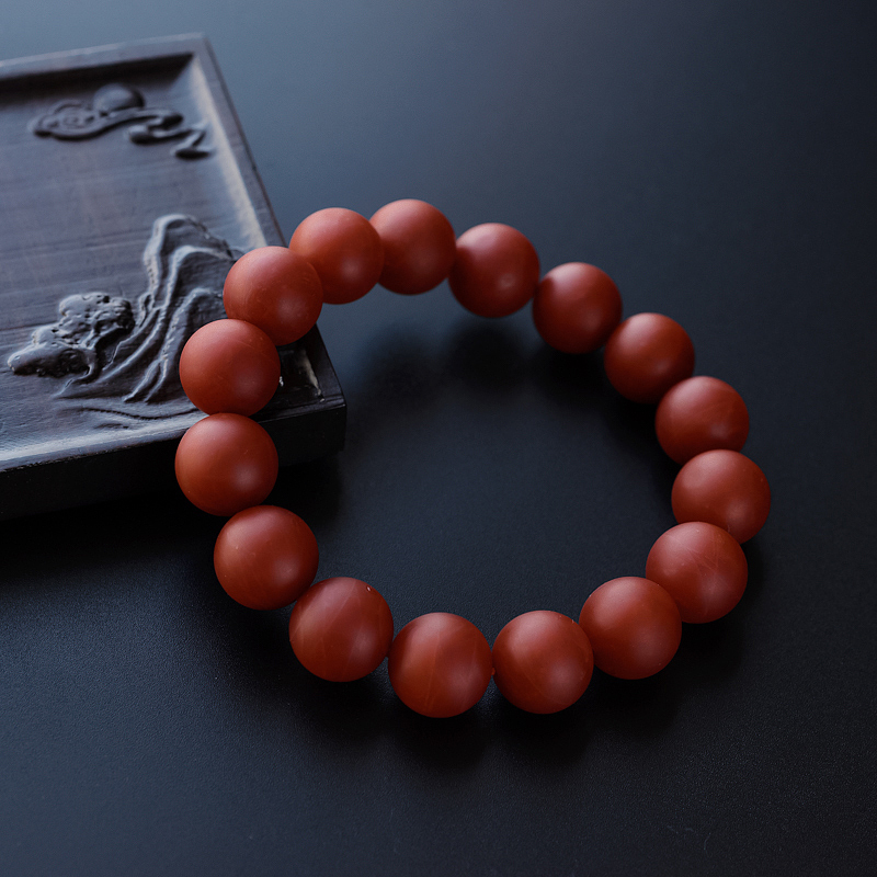 13mm柿子红南红-红掌柜