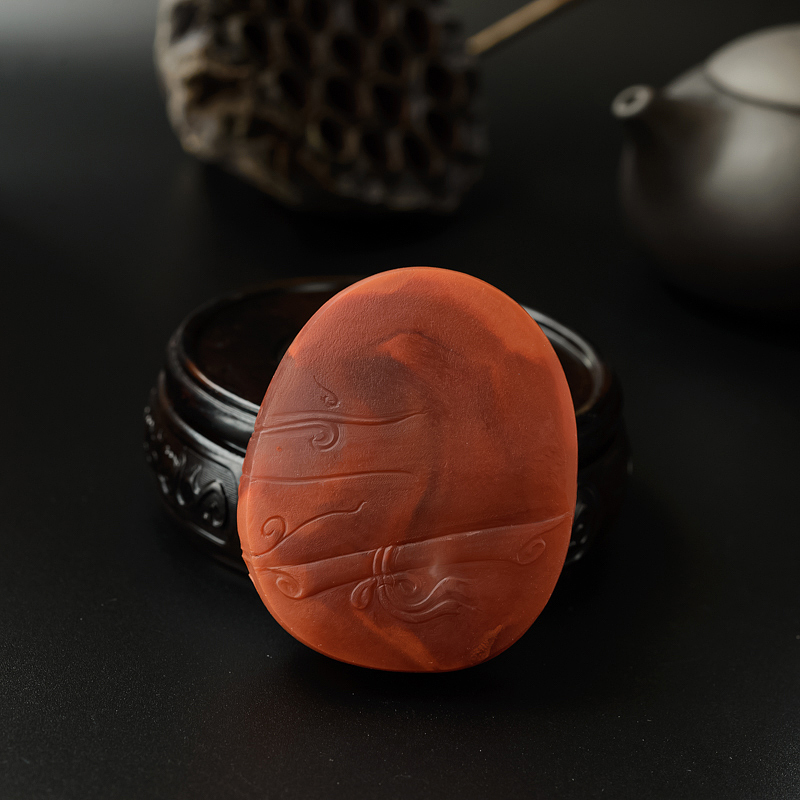 南红观音吊坠 - 红掌柜