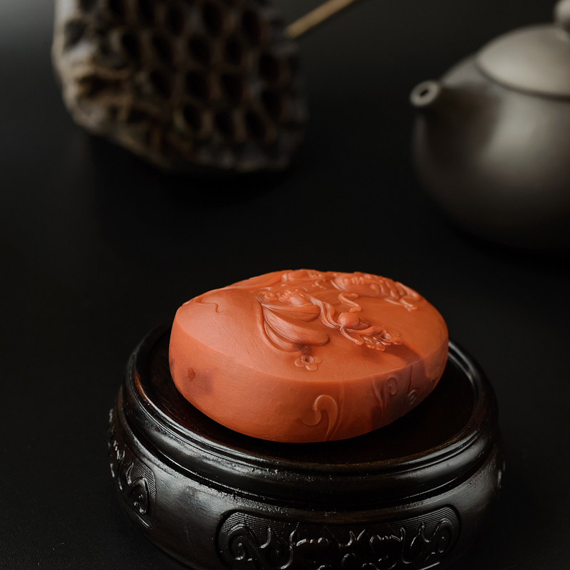 柿子红观音吊坠 - 红掌柜