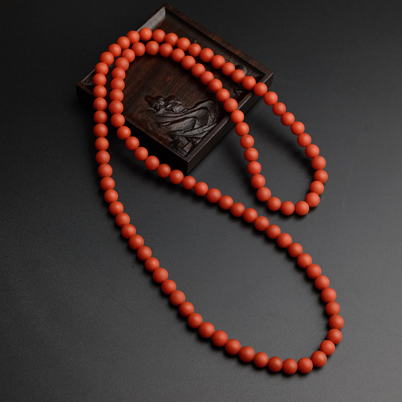 7mm南红项链-红掌柜