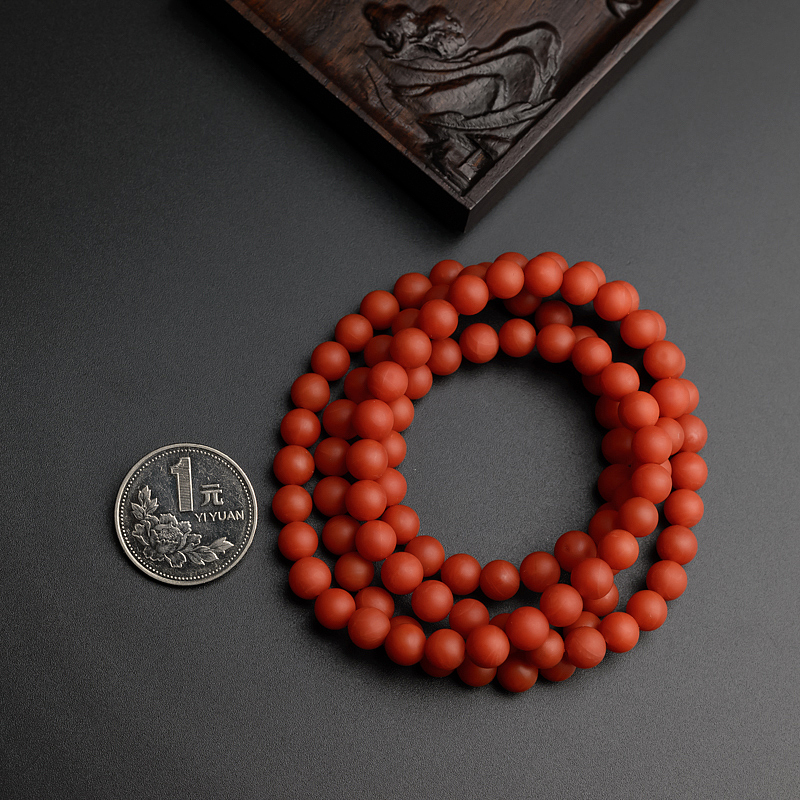 天然南红项链-红掌柜