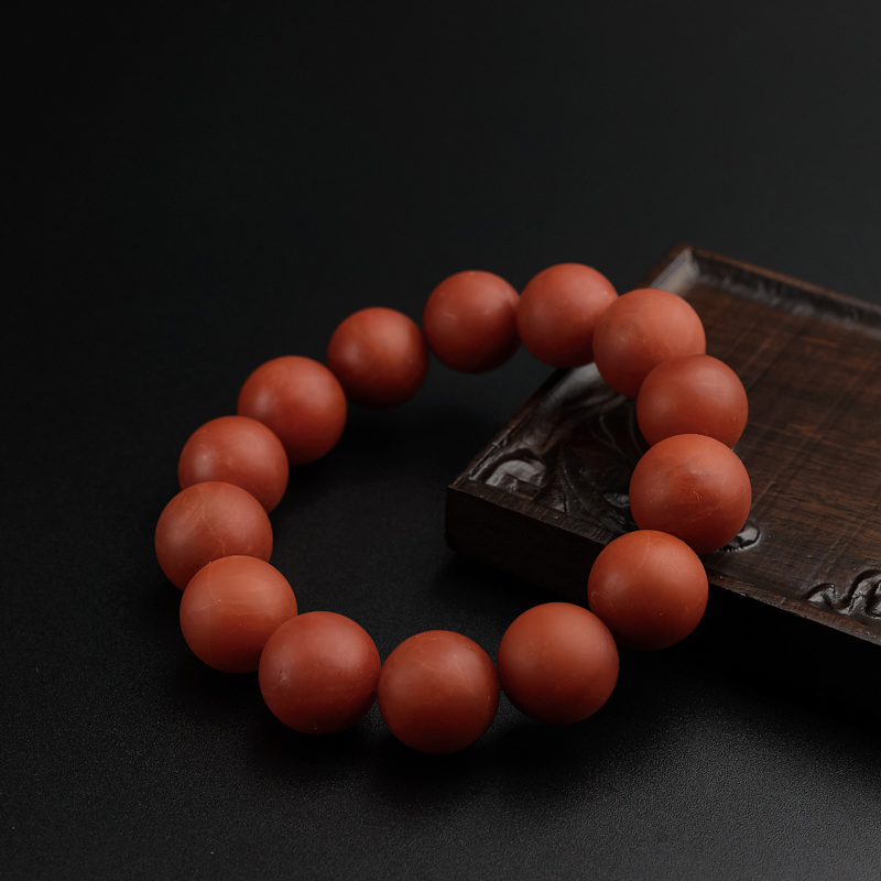 15mm南红手串-红掌柜