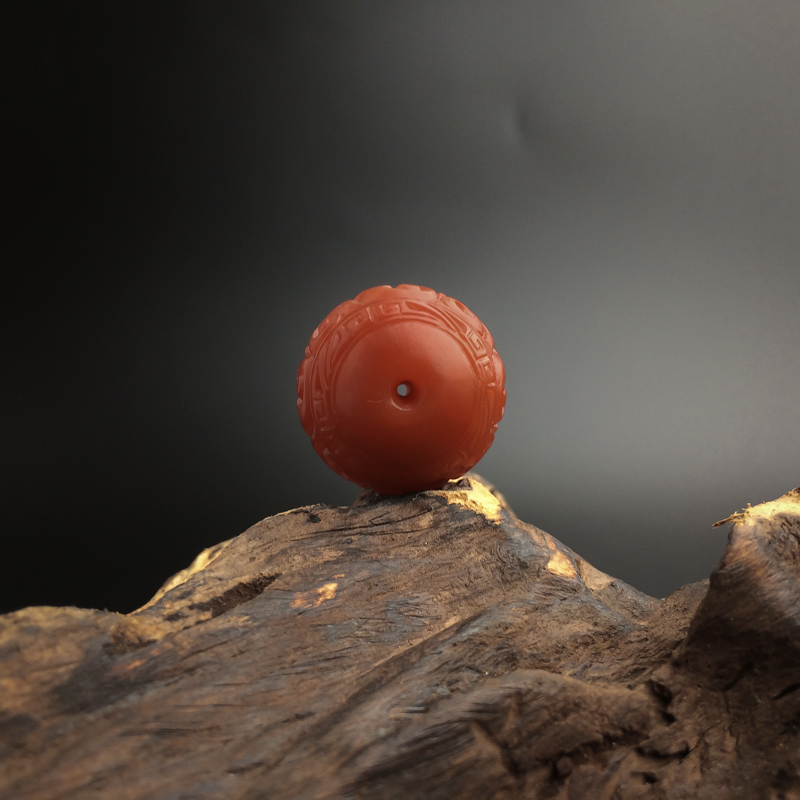 南红回纹珠-红掌柜