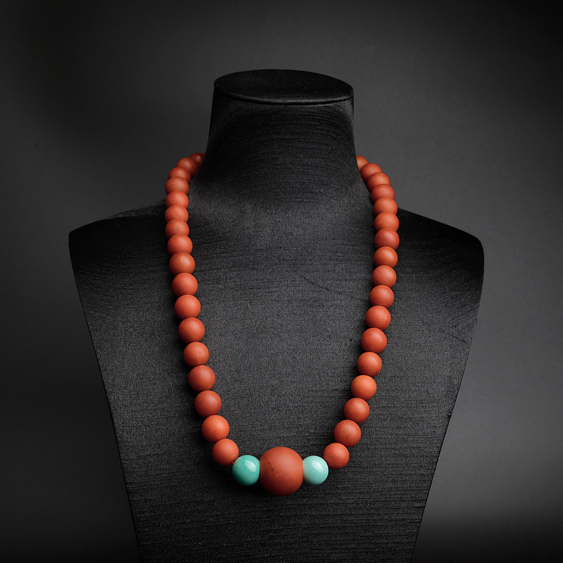 柿子红南红塔链-红掌柜