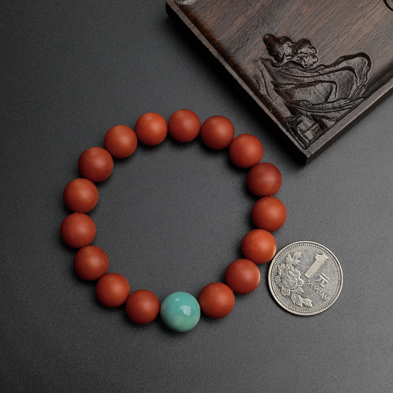 天然保山南红-红掌柜