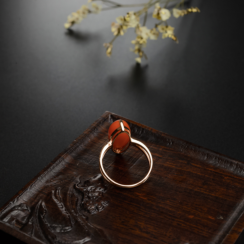 南红戒指-红掌柜
