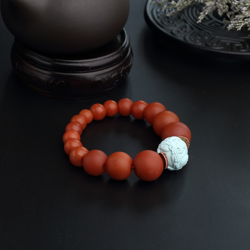 南红手串-红掌柜