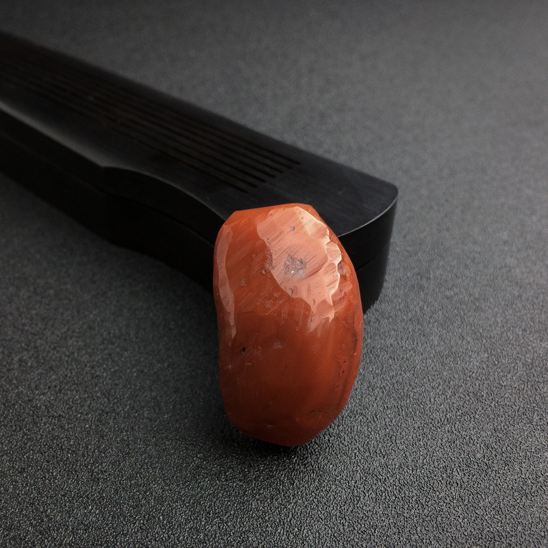 柿子红南红原石-红掌柜