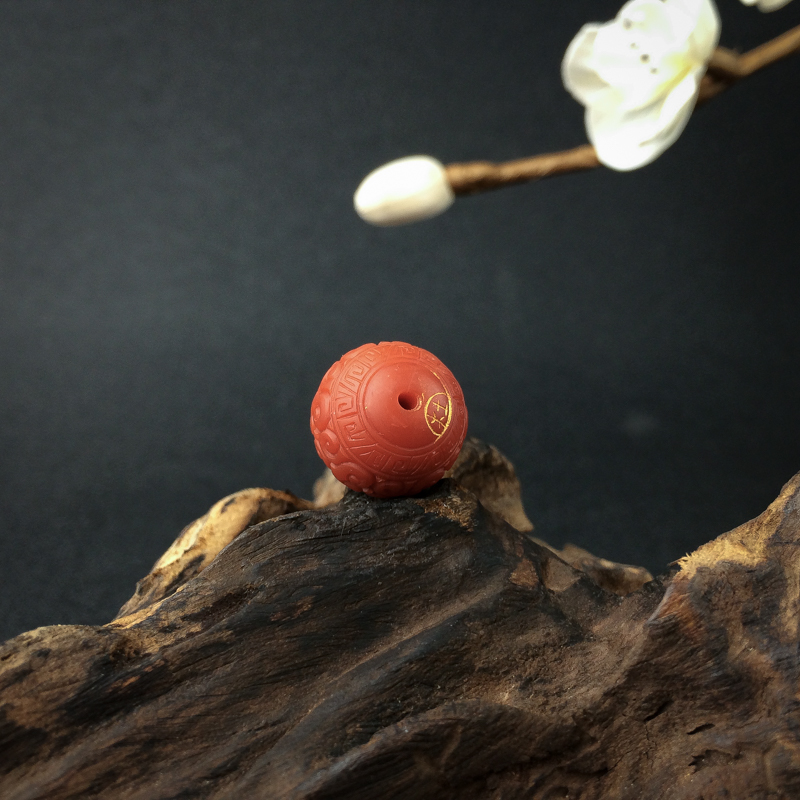 保山南红回纹珠 - 红掌柜