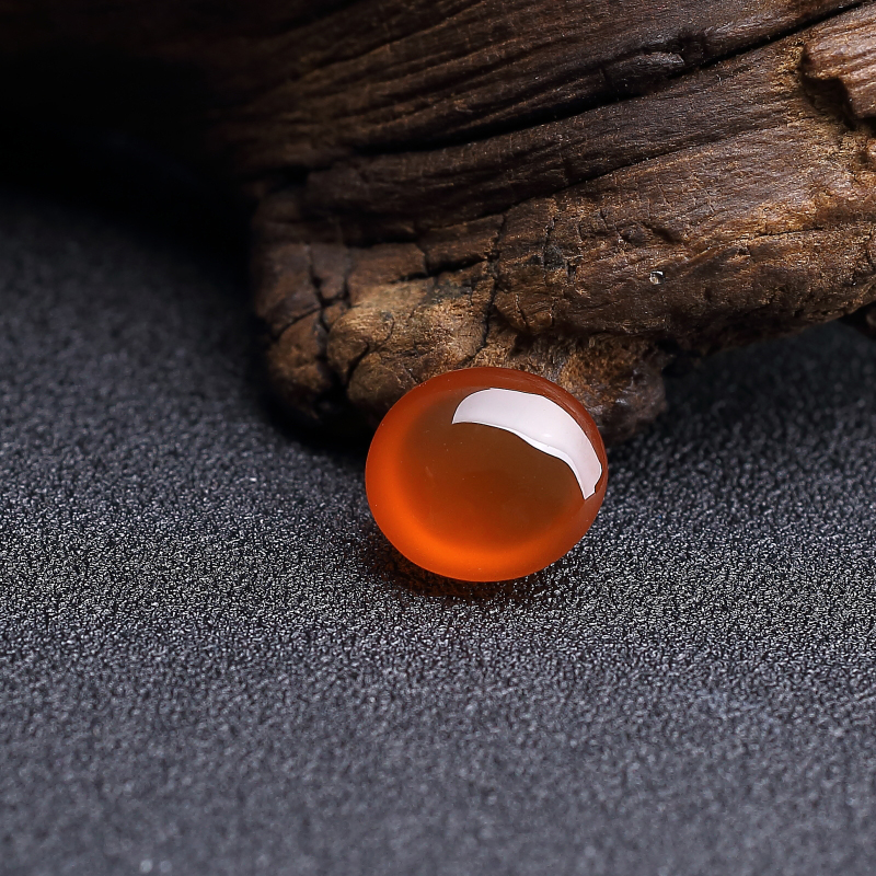 保山天然南红戒面-红掌柜