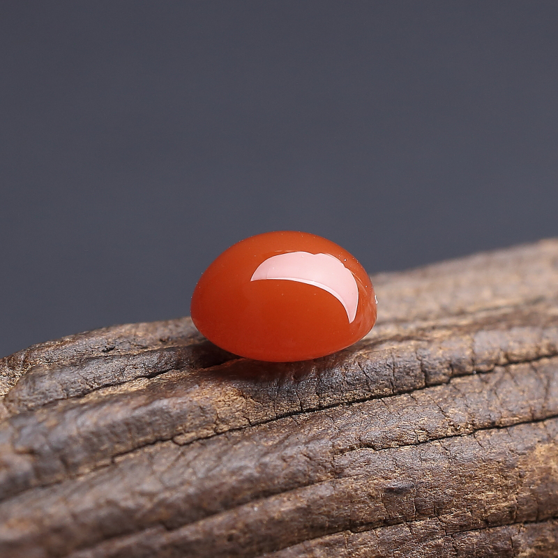 波罗的海南红戒面-红掌柜