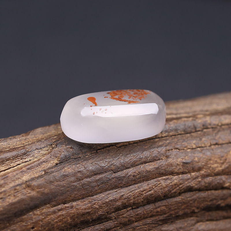 冰飘南红戒面-红掌柜