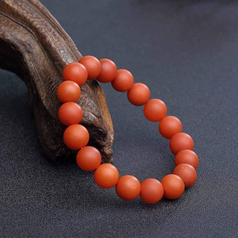 10mm南红手串-红掌柜