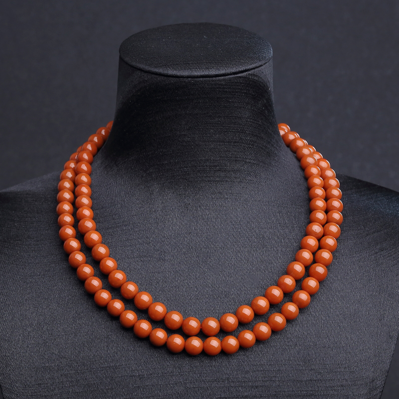 南红108佛珠-红掌柜