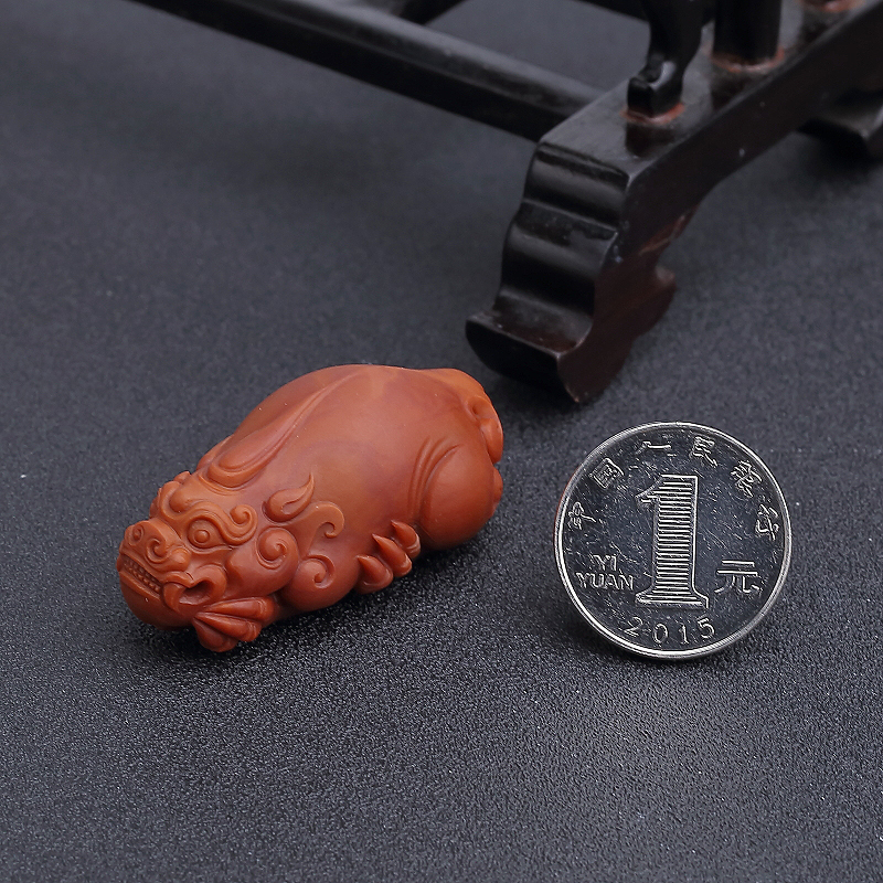 南红貔貅吊坠-红掌柜