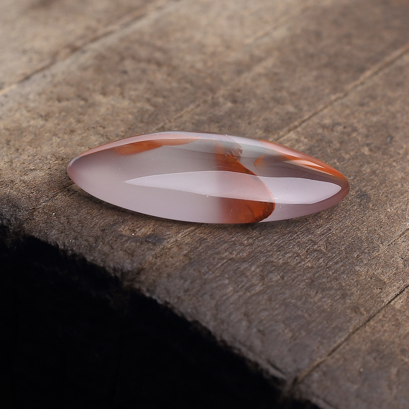 天然冰飘南红戒面-红掌柜