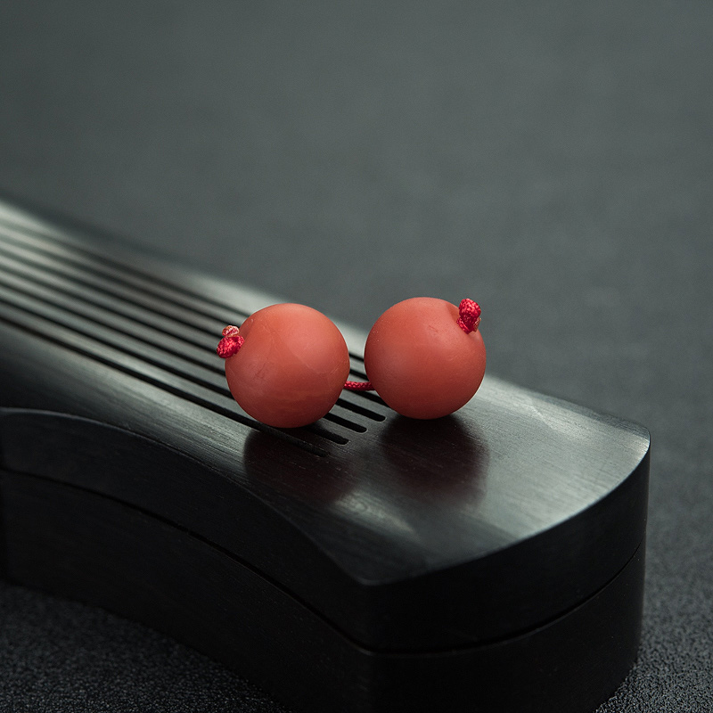 保山天然南红苹果珠-红掌柜