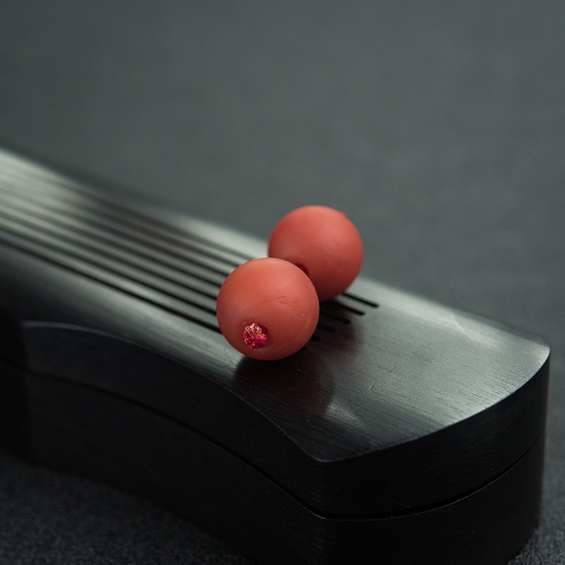 柿子红南红苹果珠-红掌柜