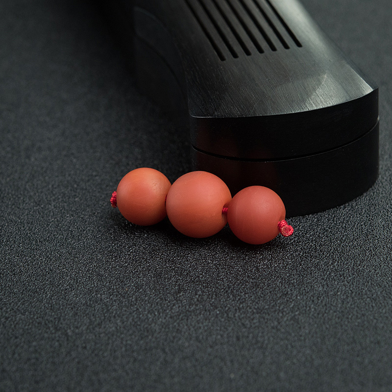 保山柿子红南红苹果珠-红掌柜