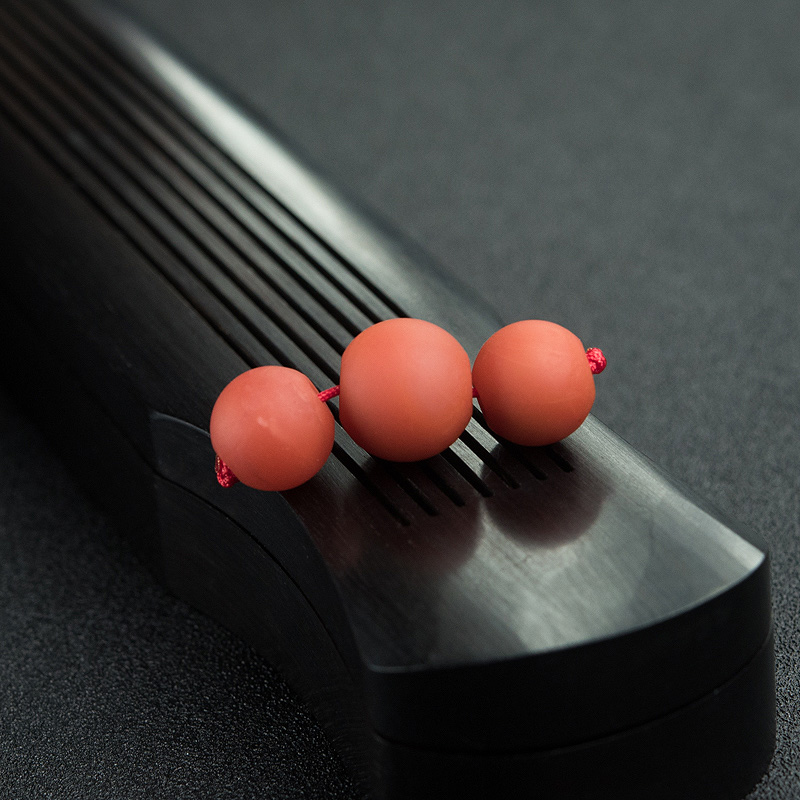 保山天然南红苹果珠-红掌柜