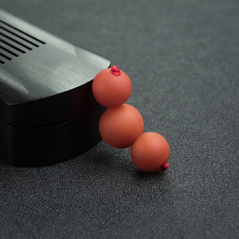 柿子红南红苹果珠-红掌柜