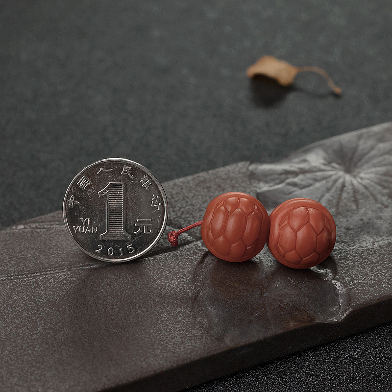 天然柿子红南红-红掌柜