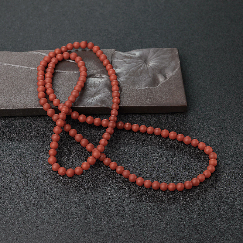 5.5mm南红珠链-红掌柜