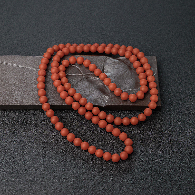 7.5mm南红珠链-红掌柜