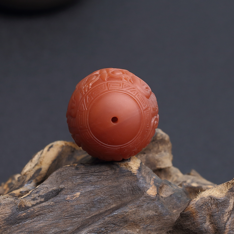 柿子红南红龙珠-红掌柜